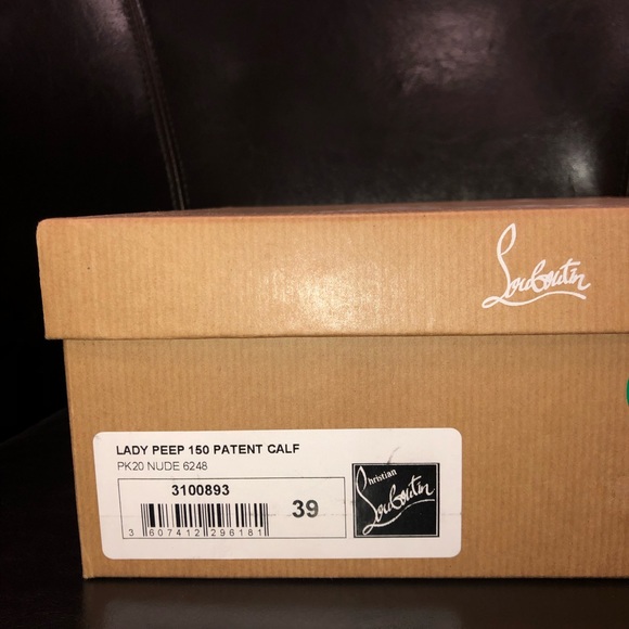 *SOLD* NWT Christian Louboutin - Lady Peep nude - Picture 4 of 4